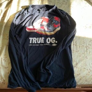 Men’s Nike Air Jordan “True OG” Longsleeve Tee Size Mens M